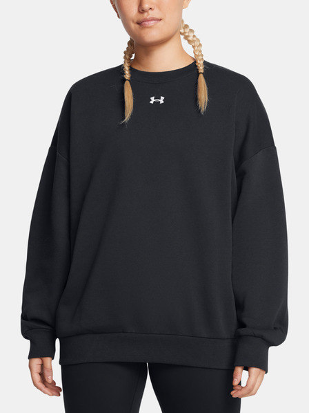 Under Armour Dámska mikina Under Armour Rival Fleece OS Crew-BLK