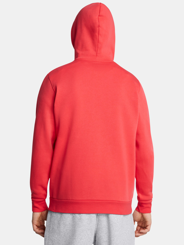 Under Armour Pánska mikina Under Armour UA Icon Fleece Hoodie-RED
