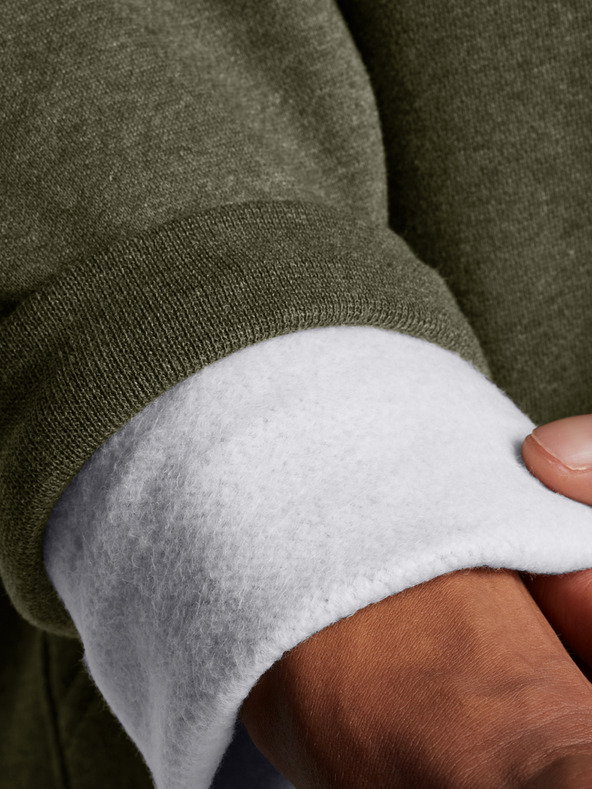 Under Armour Pánska mikina Under Armour UA Icon Fleece FZ Hood-GRN