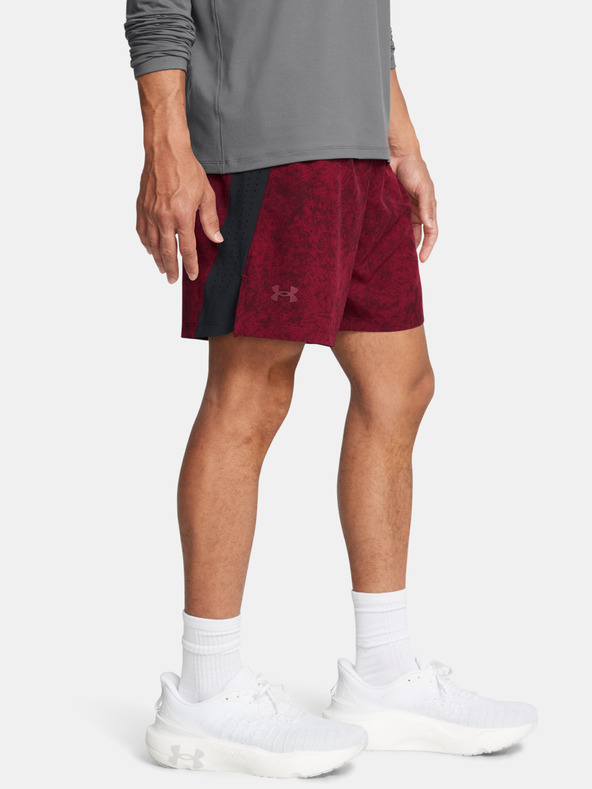 Under Armour Pánske kraťasy Under Armour UA LAUNCH PRO 7'' PRTD SHORT-RED