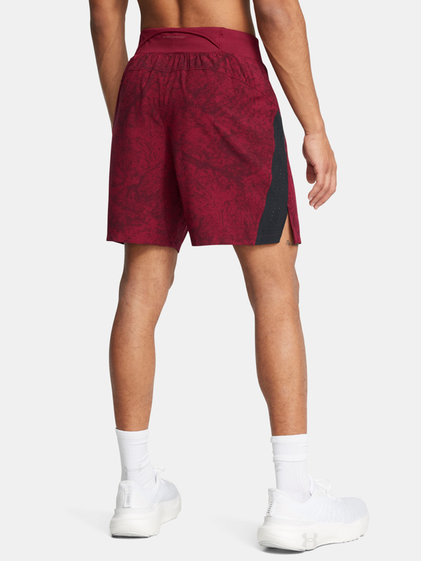 Under Armour Pánske kraťasy Under Armour UA LAUNCH PRO 7'' PRTD SHORT-RED