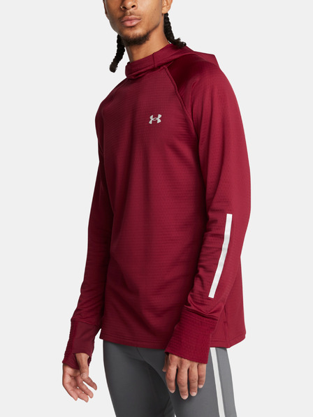 Under Armour Pánska mikina Under Armour UA LAUNCH ELITE CW HOODY-RED