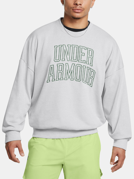 Under Armour Pánska mikina Under Armour UA Icon HWT Terry OS Crew-GRY