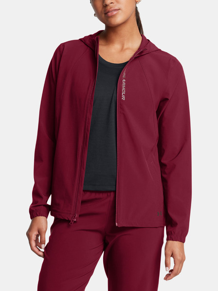 Under Armour Dámska bunda Under Armour UA OutRun the STORM Jacket-RED