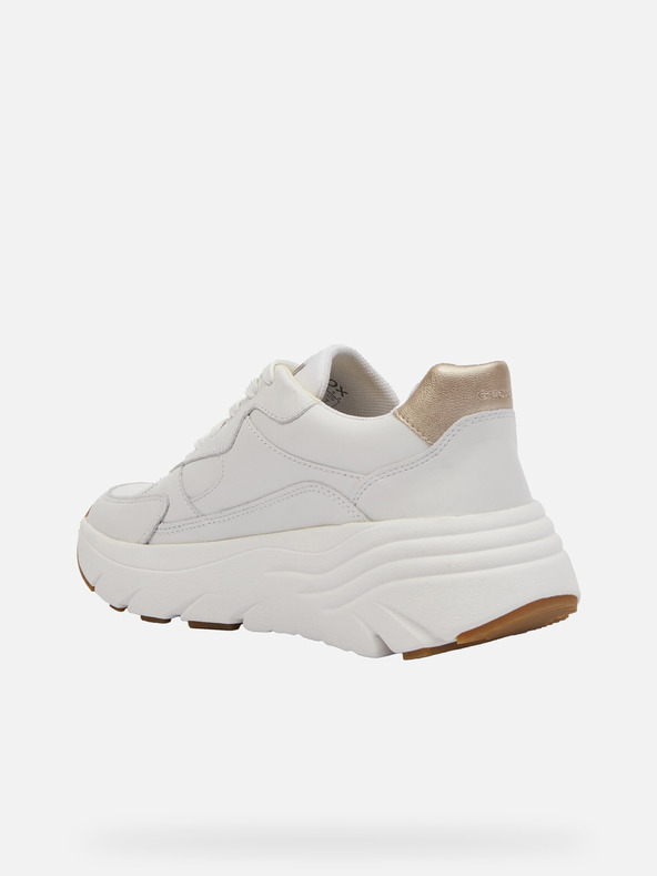 Geox Biele dámske tenisky Geox Diamanta