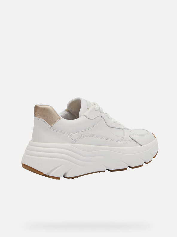 Geox Biele dámske tenisky Geox Diamanta