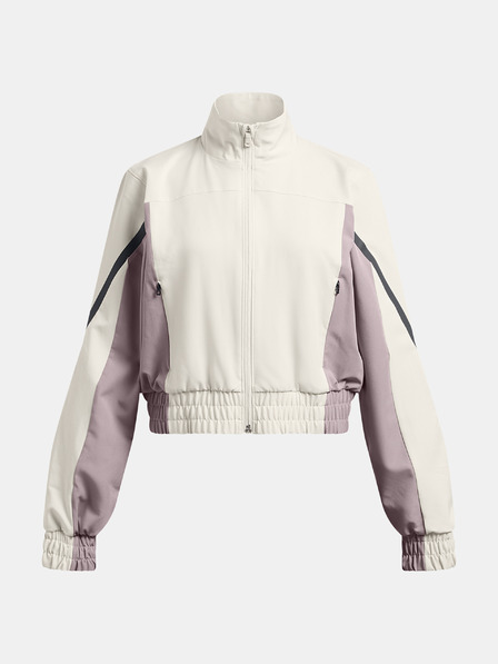 Under Armour Dievčenská bunda Under Armour Unstoppable Crop Jacket-WHT