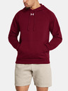 Under Armour Pánska mikina Under Armour UA Rival Fleece Hoodie-RED