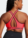 Under Armour Dámska podprsenka Under Armour Crossback Mid Bra-RED