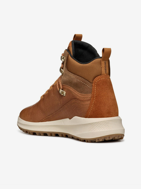 Geox Hnedé dámske členkové topánky Geox Pg1X ABX