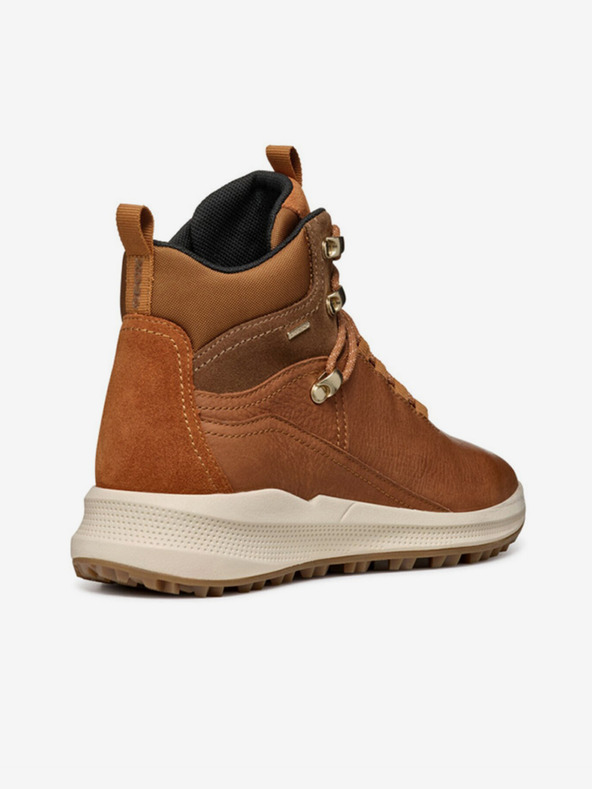 Geox Hnedé dámske členkové topánky Geox Pg1X ABX