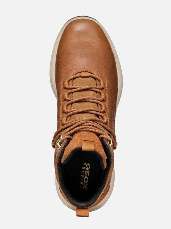 Geox Hnedé dámske členkové topánky Geox Pg1X ABX