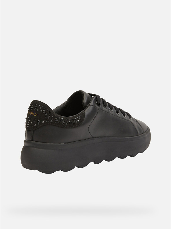 Geox Čierne dámske tenisky Geox Spherica Ec4.1