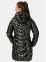 Sam 73 Khaki dámsky prešívaný vzorovaný kabát SAM 73 Alisha