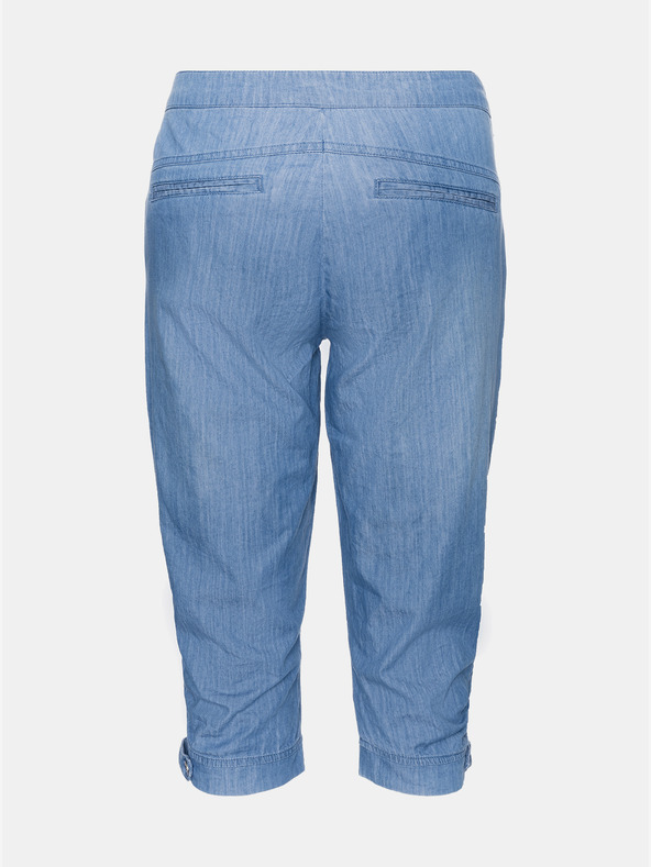 Sam 73 Modré dámske džínsové 3/4 nohavice SAM 73