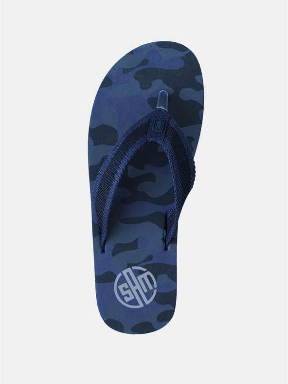 Sam 73 Tmavomodré pánske maskáčové žabky SAM 73