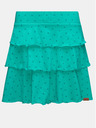 Sam 73 Tyrkysová dievčenská sukňa so vzorom SAM 73