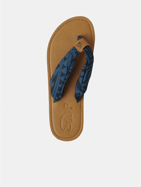 Sam 73 Modré dámske vzorované žabky SAM 73