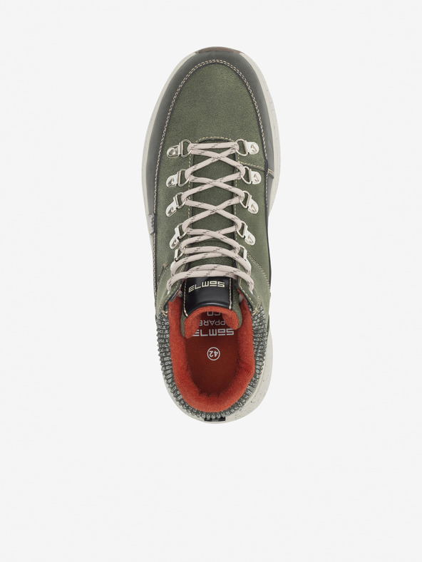 Sam 73 Šedé a zelené pánske členkové topánky SAM 73 Carl