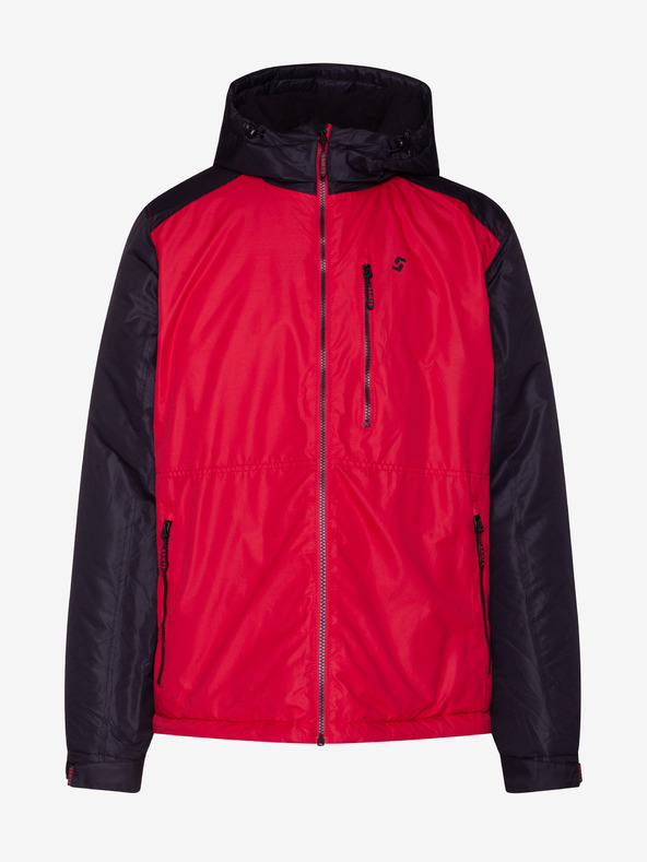 Sam 73 Čierno-červená pánska zimná bunda Sam 73