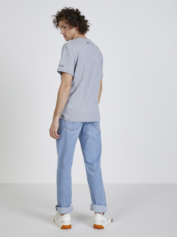 Sam 73 Šedé pánske tričko SAM 73 Blane