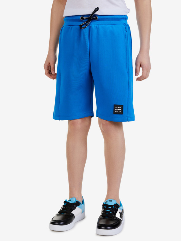 Sam 73 Modré chlapčenské šortky SAM 73 Saf