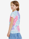 Sam 73 Modré dievčenské batikované tričko SAM 73 Regina