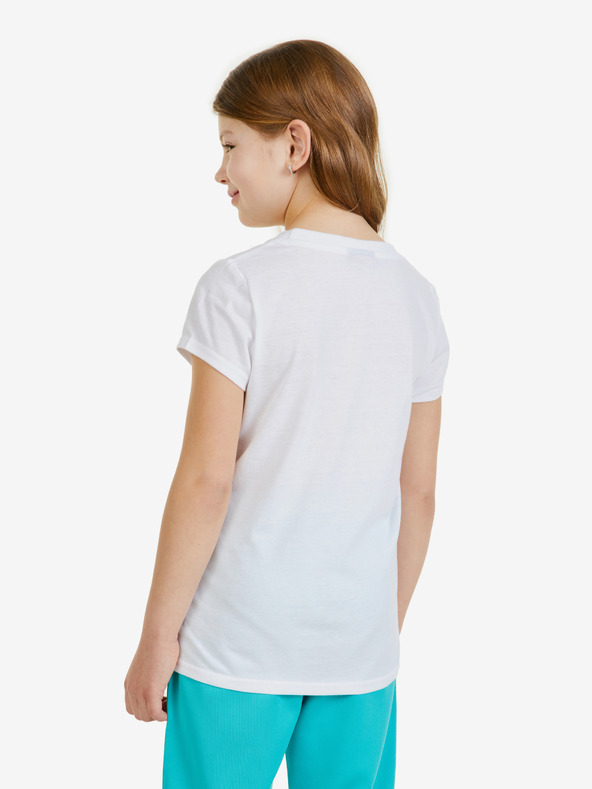 Sam 73 Biele dievčenské tričko s potlačou SAM 73 Ursula