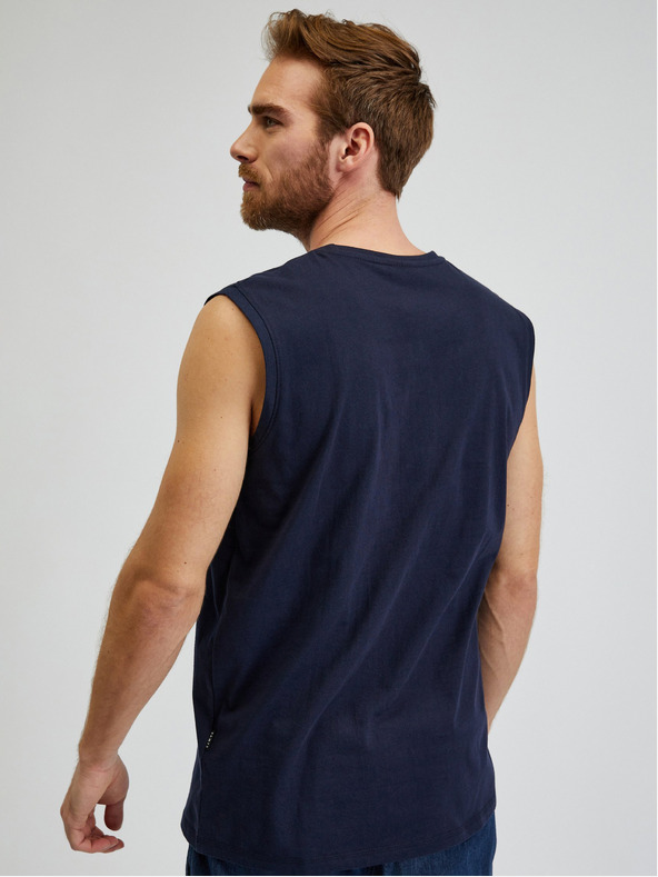 Sam 73 Tmavomodré pánske tielko s nohavicami SAM 73 Edgar