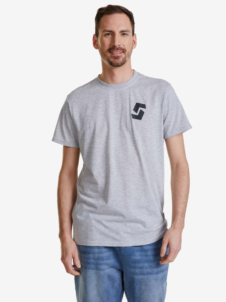 Sam 73 Svetlošedé pánske tričko SAM 73 Dougall