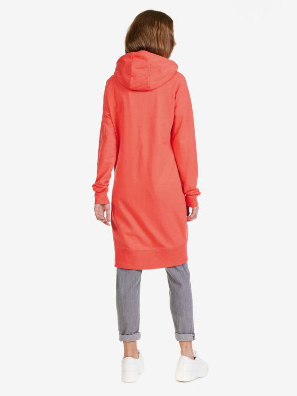 Sam 73 Oranžová dámska predĺžená mikina SAM 73 Margaret