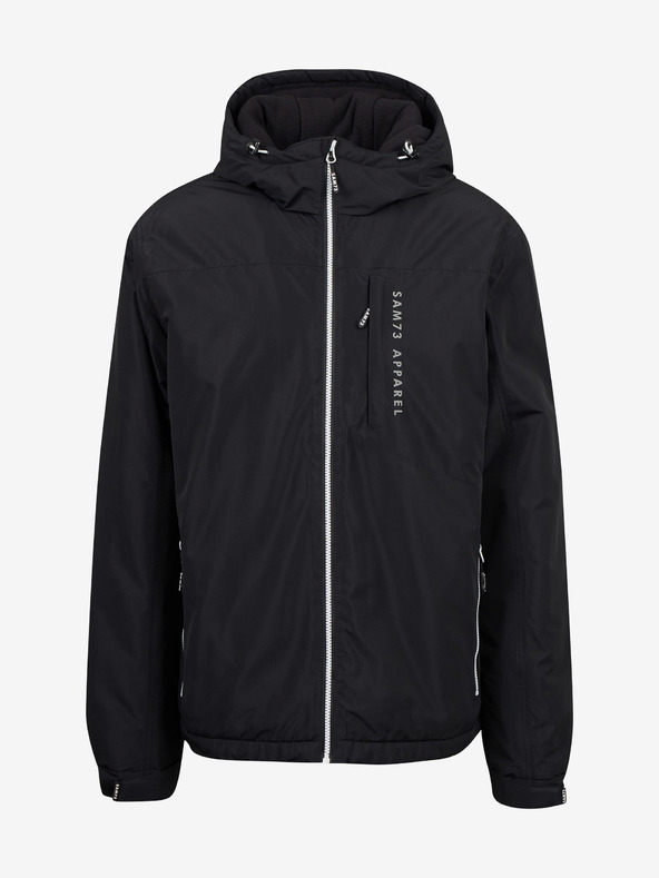 Sam 73 Čierna pánska ľahká bunda SAM 73 Sigmund