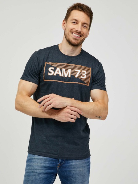 Sam 73 Tmavosivé pánske tričko SAM 73 Fenri
