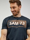 Sam 73 Tmavosivé pánske tričko SAM 73 Fenri