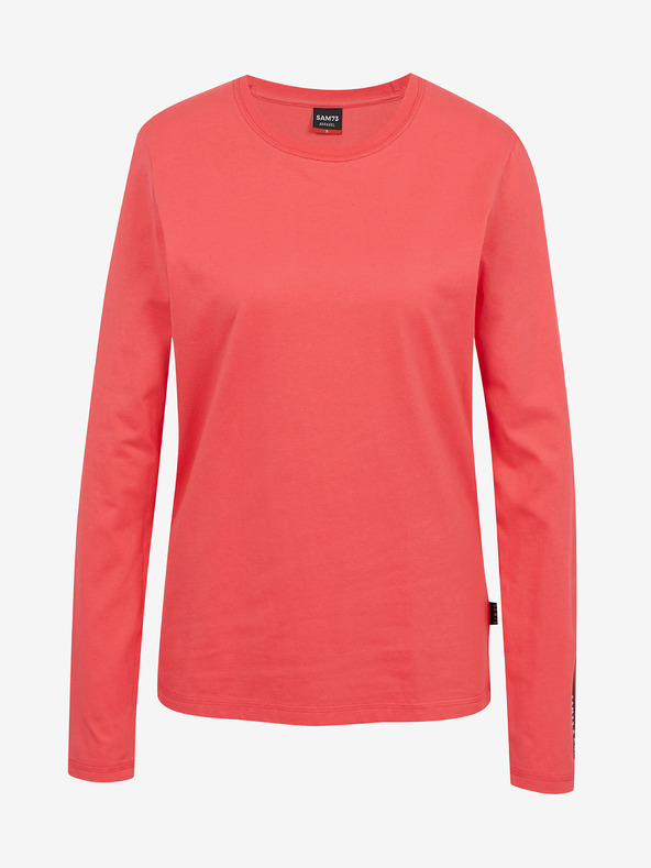 Sam 73 Tmavoružové dámske tričko s dlhým rukávom SAM 73 Sariol