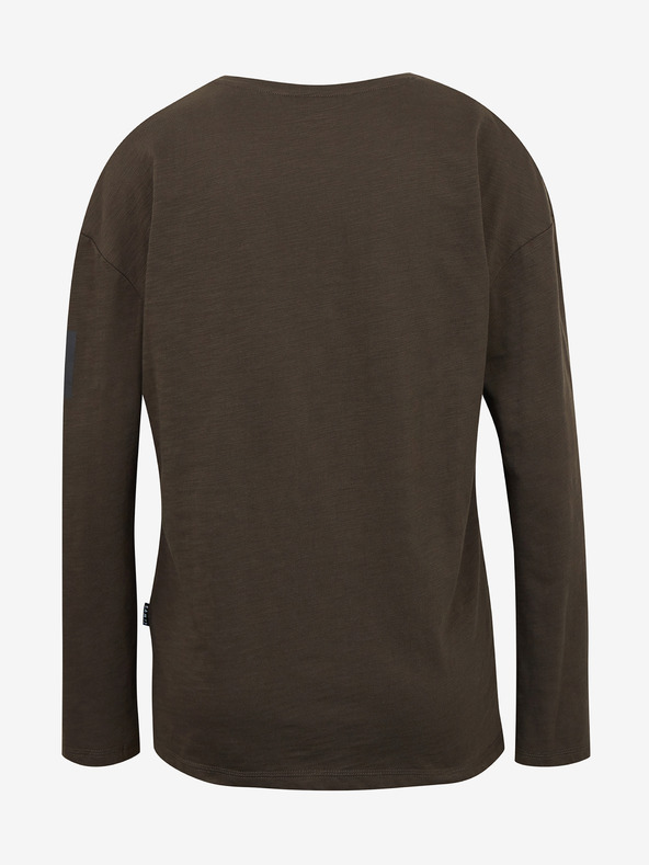 Sam 73 Khaki dámske tričko s dlhým rukávom SAM 73 Ariasa