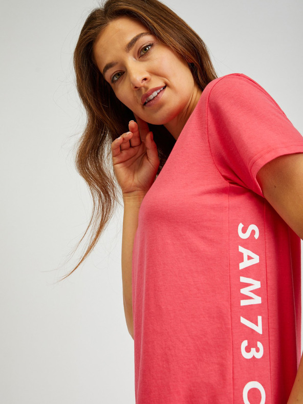 Sam 73 Koralové dámske letné šaty SAM73 Delphinus