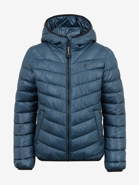 Sam 73 Modrá chlapčenská prešívaná bunda SAM 73 Kyain