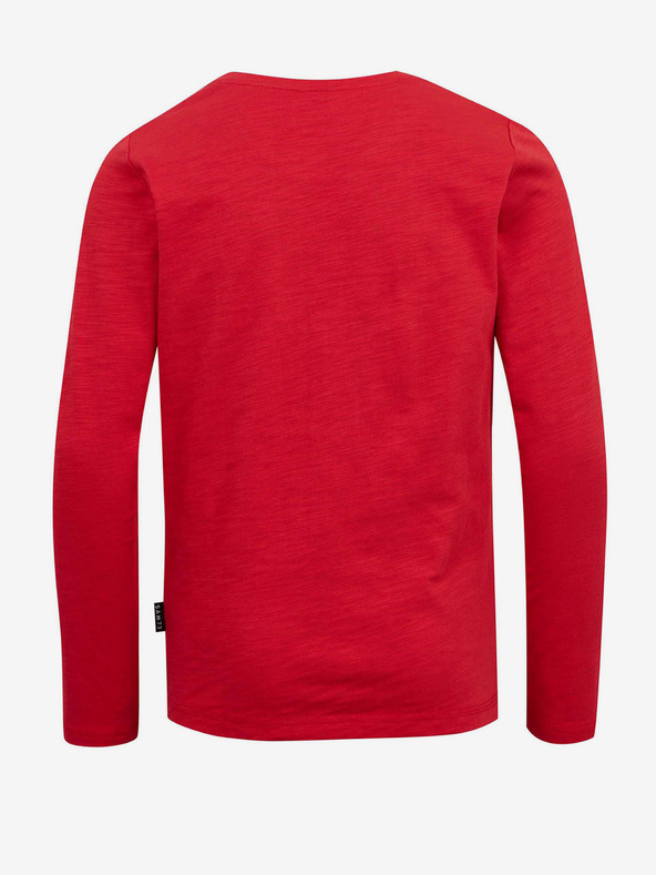 Sam 73 Červené dievčenské tričko s dlhým rukávom SAM 73 Vadania