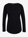 Sam 73 Čierne dámske tričko s dlhým rukávom SAM 73 Patty