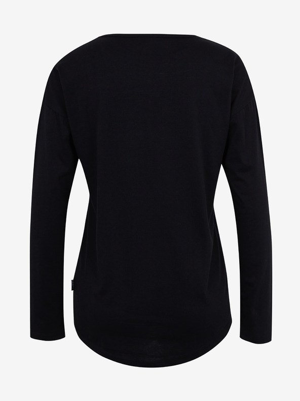 Sam 73 Čierne dámske tričko s dlhým rukávom SAM 73 Patty