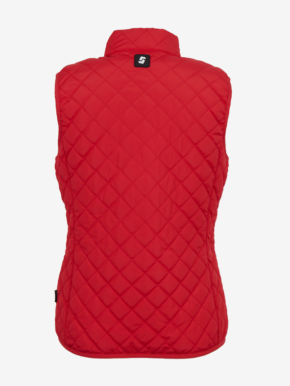 Sam 73 Červená dámska prešívaná mikina SAM 73 Pictor