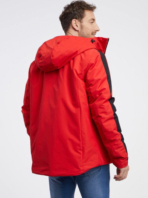 Sam 73 Červená pánska zimná bunda SAM 73 Decimus
