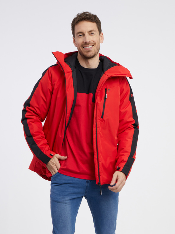 Sam 73 Červená pánska zimná bunda SAM 73 Decimus