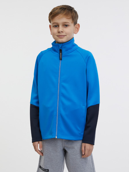 Sam 73 Modrá chlapčenská mikina na zips SAM 73 Nana