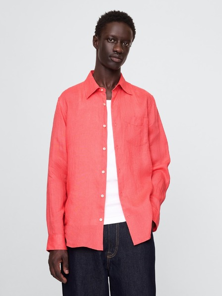 GAP Ľanová košeľa Classic Shirt GAP