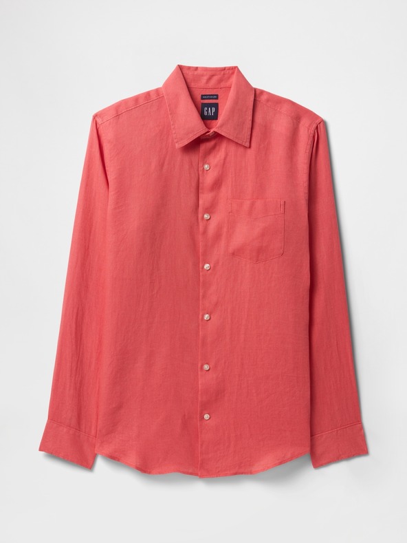 GAP Ľanová košeľa Classic Shirt GAP