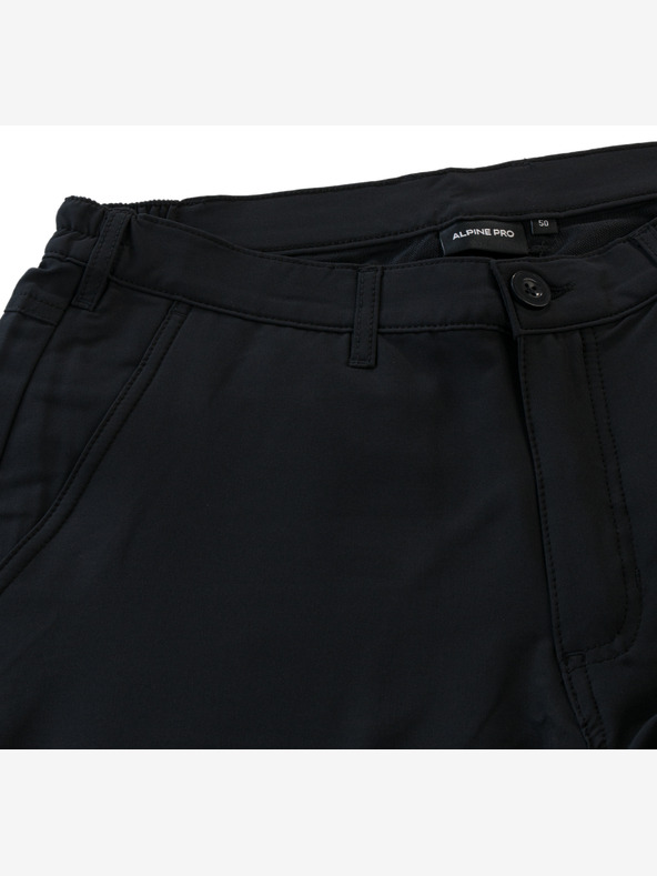 ALPINE PRO Pánske rýchloschnúce kraťasy s cool dry ALPINE PRO HAMPTON black