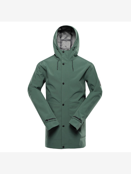 ALPINE PRO Pánsky kabát s ptx membránou ALPINE PRO SETIJ myrtle