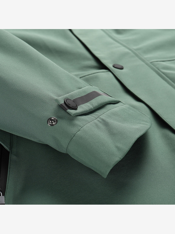 ALPINE PRO Pánsky kabát s ptx membránou ALPINE PRO SETIJ myrtle